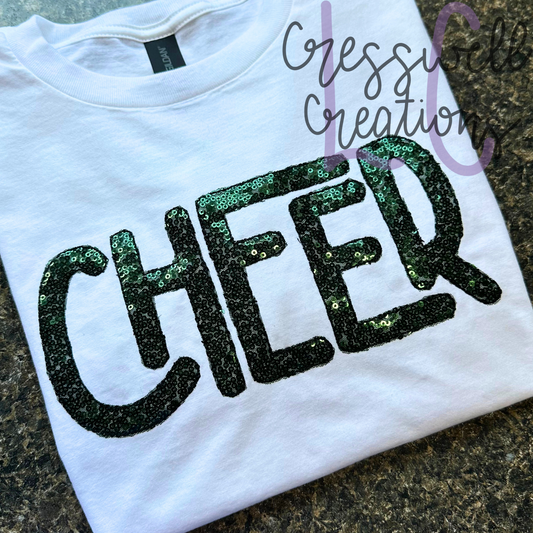 Cheer Bean Stitch Applique Machine Embroidery Design