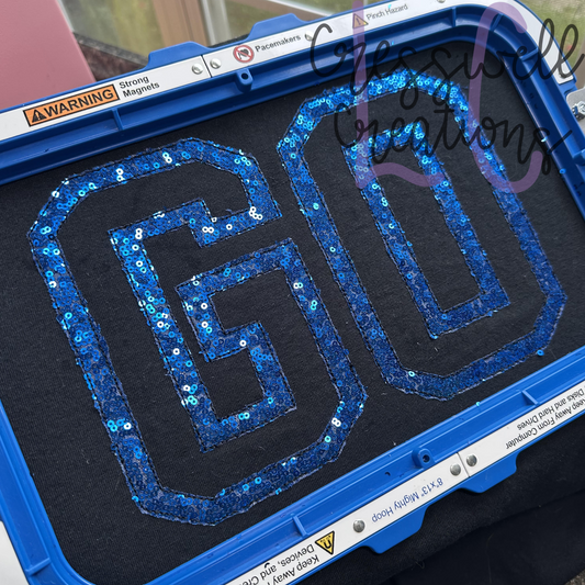 GO Bean Stitch Applique Machine Embroidery Design