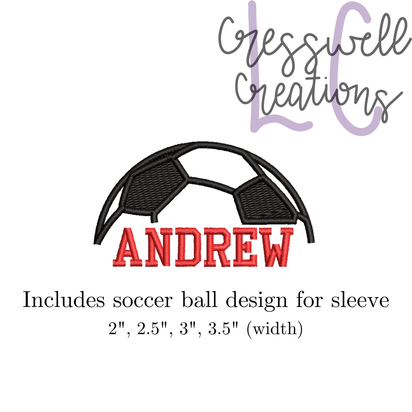 Soccer Mama Applique Machine Embroidery Design // Includes Ball Design for Sleeves
