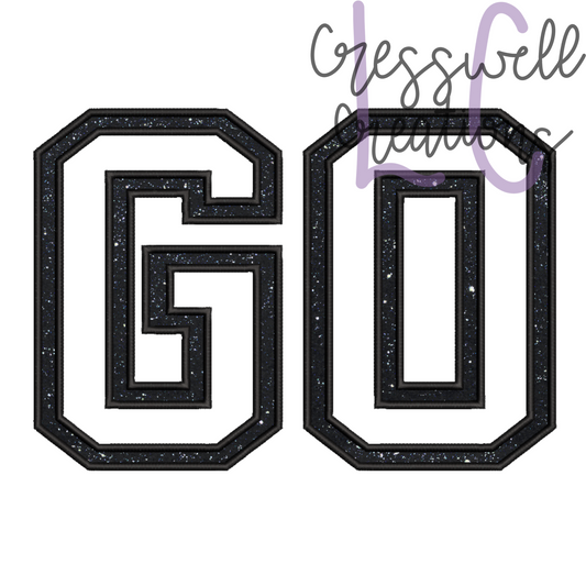 GO Satin Stitch Applique Machine Embroidery Design