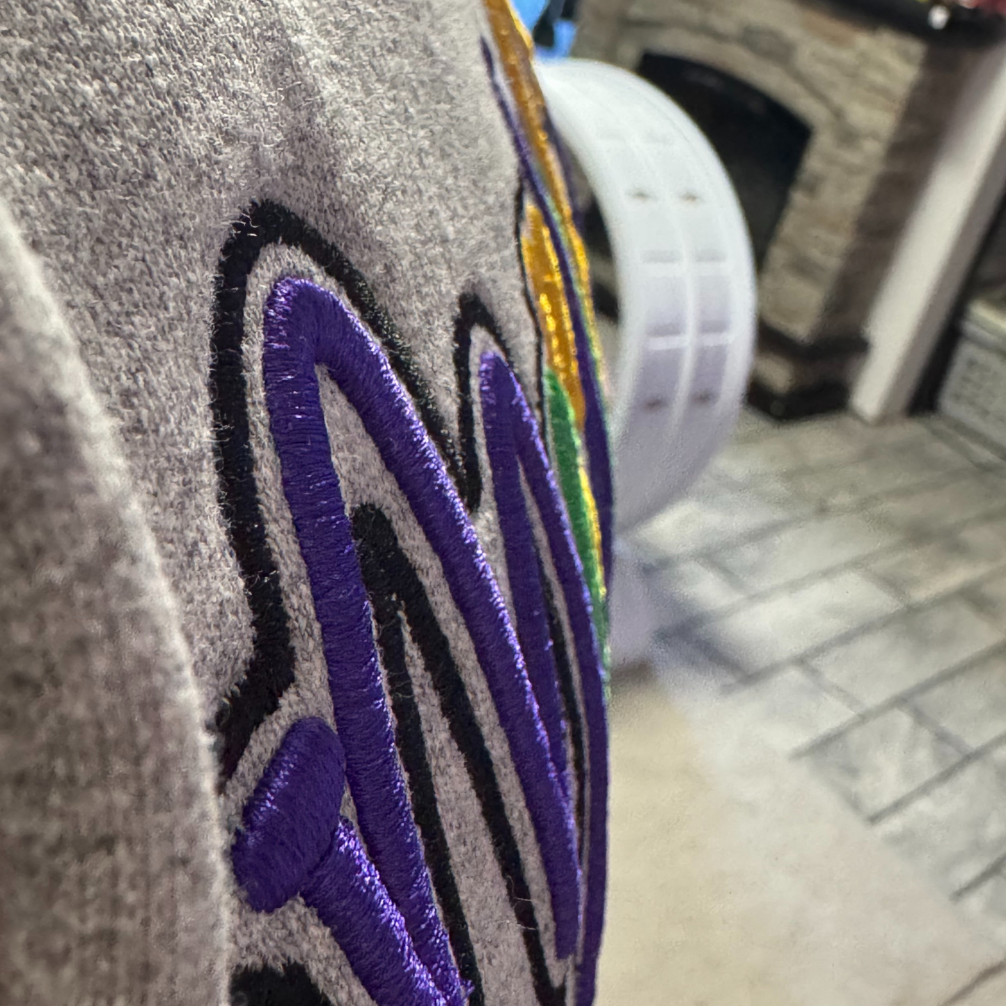 Mardi Gras 3D Puff Machine Embroidery Design