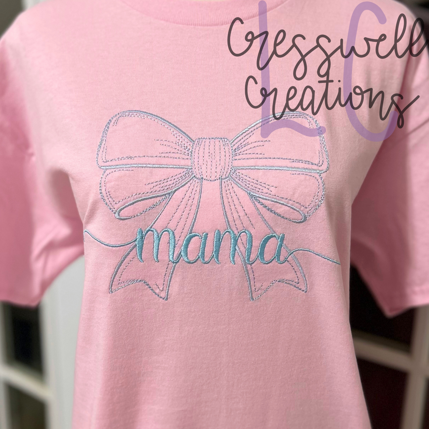 Bow Sketch Machine Embroidery Design