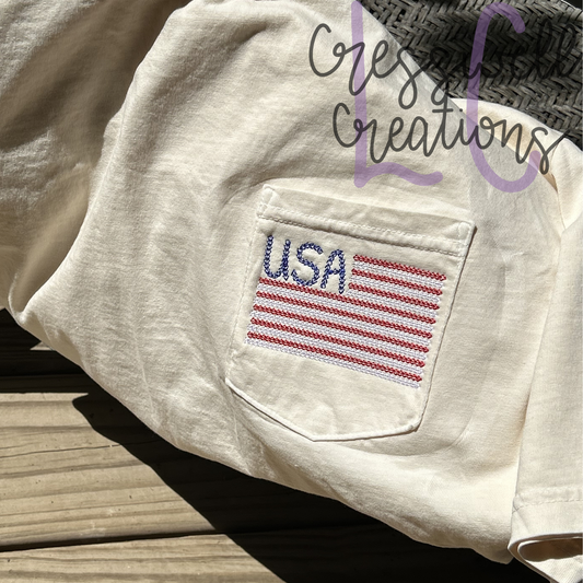 USA Chain Stitch Machine Embroidery Design