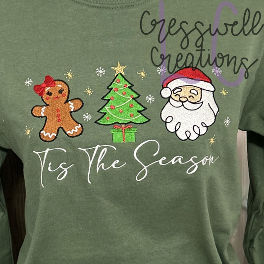 Tis The Season Machine Embroidery Design