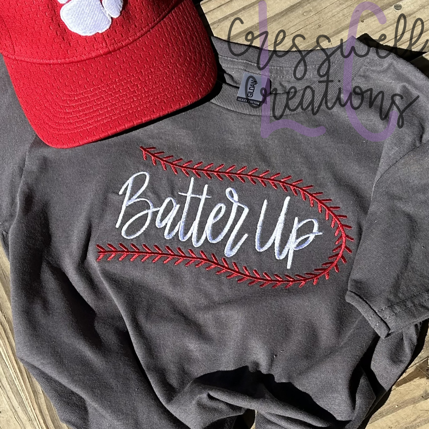 Batter Up Machine Embroidery Design