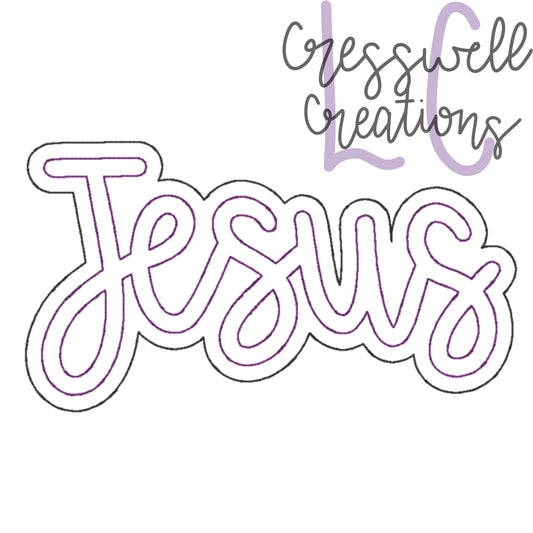 Jesus Bean Stitch Double Applique