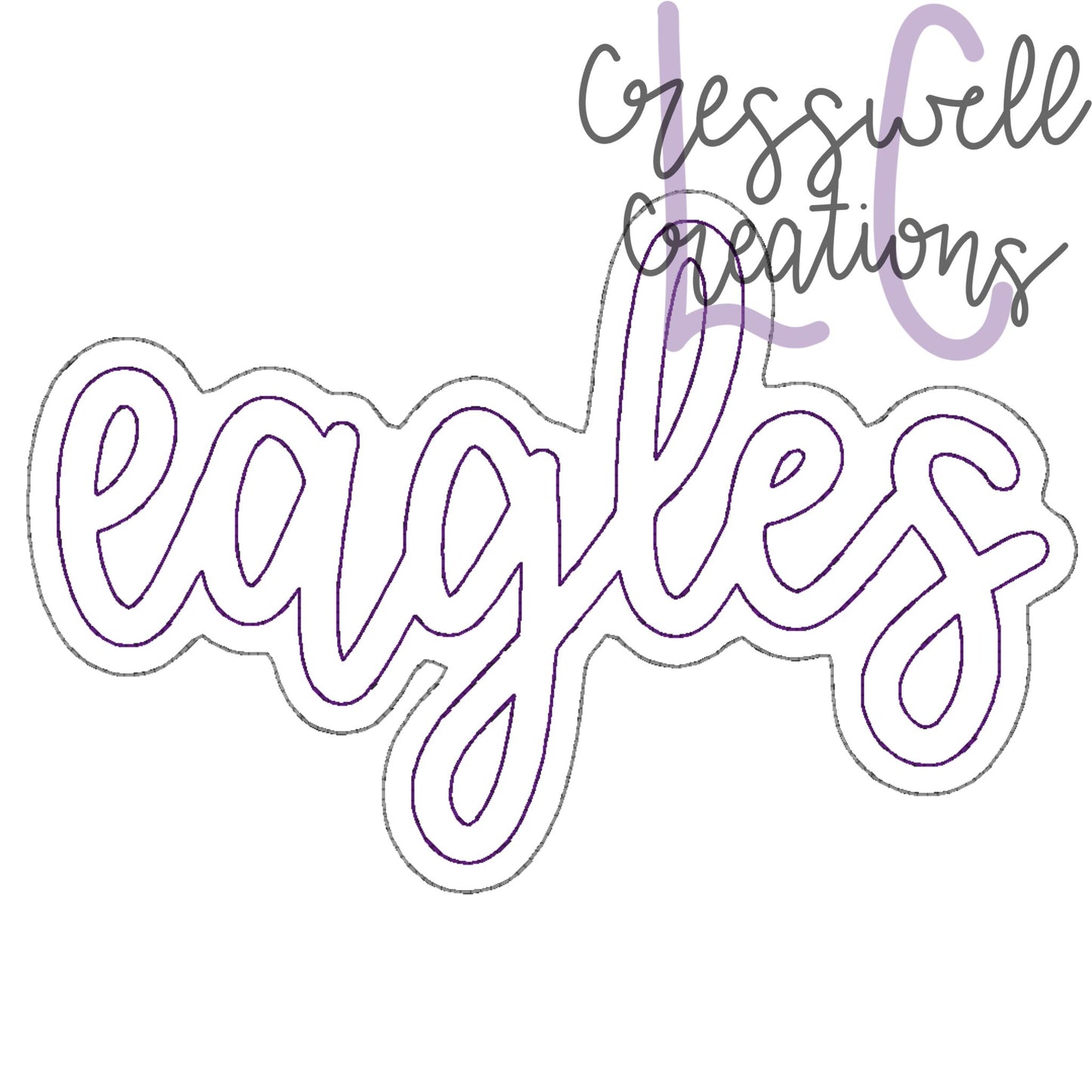 Eagles Bean Stitch Double Applique