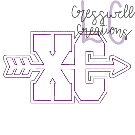 Cross Country Bean Stitch Double Applique