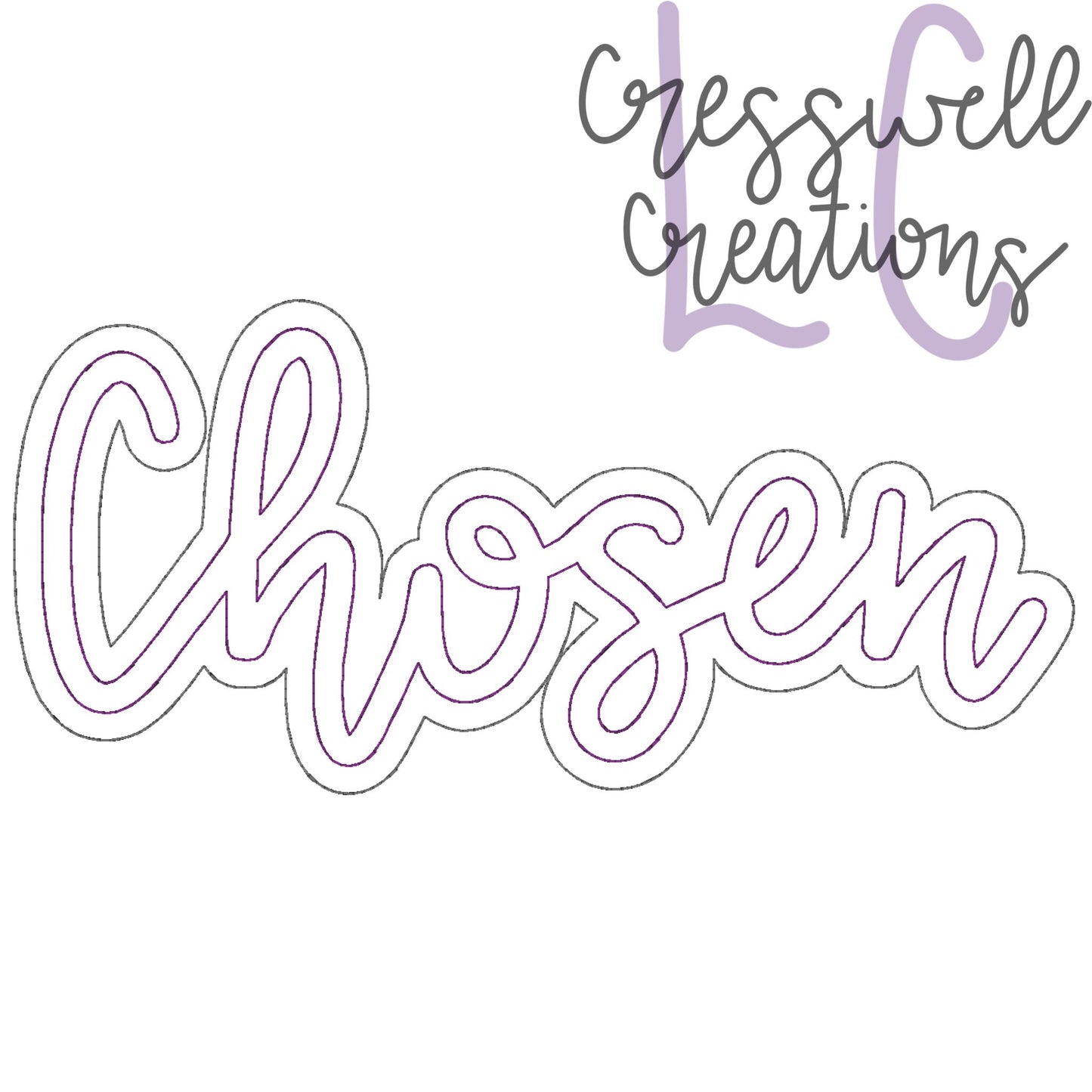 Chosen Bean Stitch Double Applique