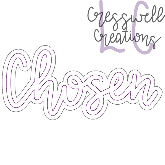 Chosen Bean Stitch Double Applique