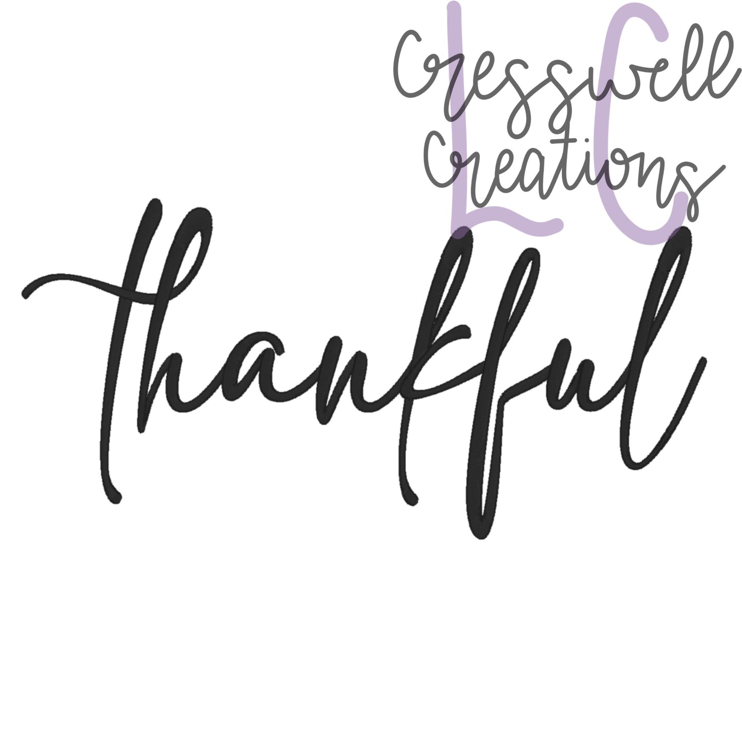 Thankful Satin Machine Embroidery Design