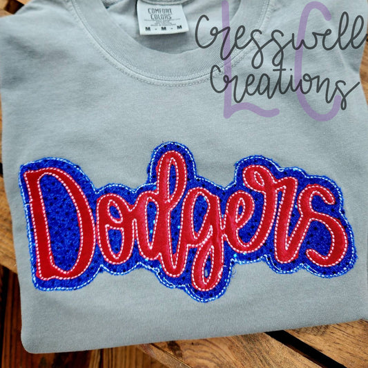 Dodgers Double Applique